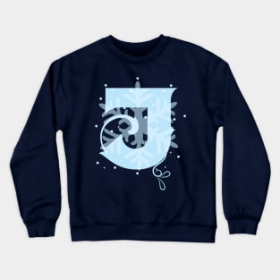 Winter Letters J Crewneck Sweatshirt